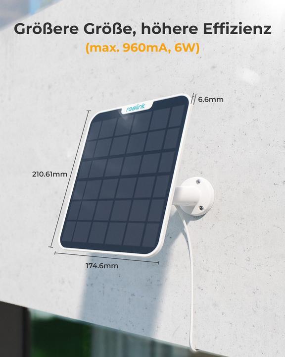 Produktbild Reolink Argus Series B330+Solar Panel+64GB SD Card-5MP (2560 x 1440 Pixels)