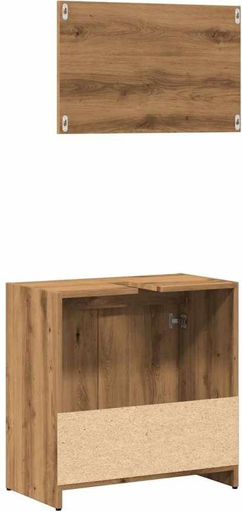 Immagine prodotto VidaXL 2-tlg. Badmöbel-Set Artisan-Eiche Holzwerkstoff