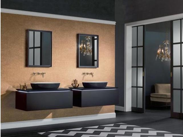 Immagine prodotto Villeroy & Boch Lavabo da appoggio Artis 61 cm ovale bianco/nero carbone 419861BCT8 (410 mm, 610 mm)