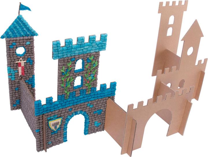 Actual product image Magni PlayMais® MOSAIC BIG WORLD CASTLE - Craft set for children aged 3 and over Motor skills toy with
