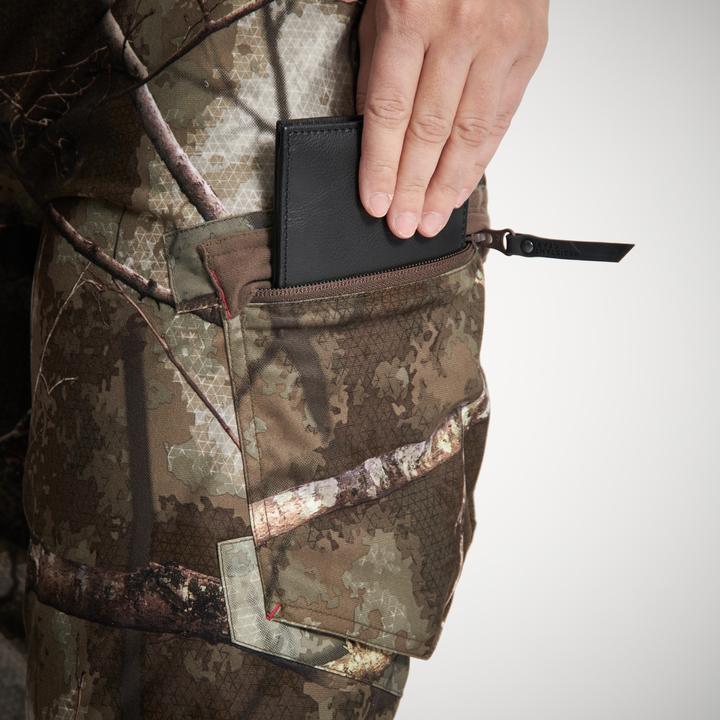 Image du produit Solognac Pantalon de pluie de chasse Treemetic 500 Femmes chaud imperméable silencieux Camouflage (38)