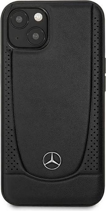 Actual product image Mercedes MEHCP14MARMBK iPhone 14 Plus 6.7" czarny/black hardcase Leather Urban (Apple iPhone 14 Plus)
