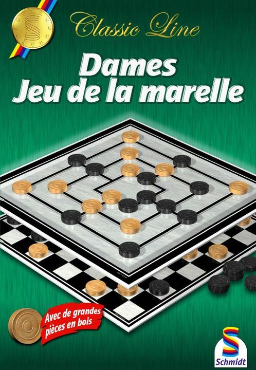 Image du produit Schmidt Spiele Jeu de Dames Marelle Classic Line (Français)