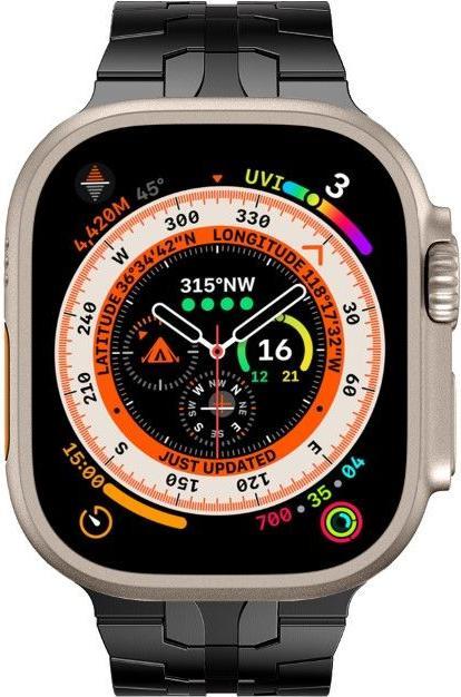 Produktbild MU Style OH Series Edelstahl Iron Man Ersatz Armband (20 mm, Edelstahl, 20mm Anstossbreite)