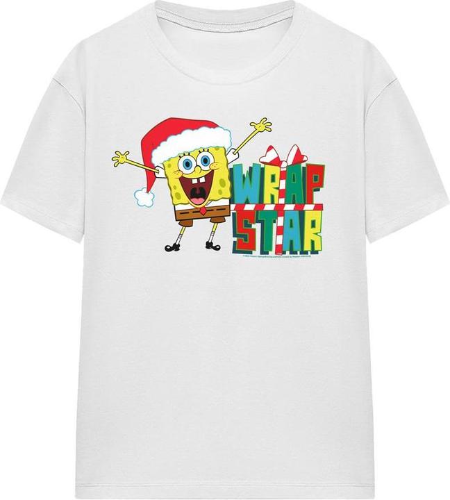 Image du produit Spongebob Squarepants - T-shirt WRAP STAR AT CHRISTMAS - Adulte (S)