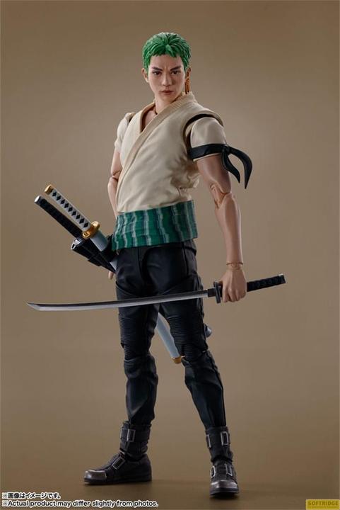 Produktbild Tamashii Nation One Piece S.H. Figuarts Actionfigur Roronoa Zoro (Netflix) 14 cm