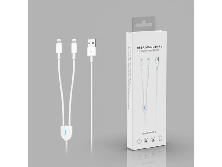 Actual product image PowerGuard 2-in-1 Dual Lightning Charging (Lightning)