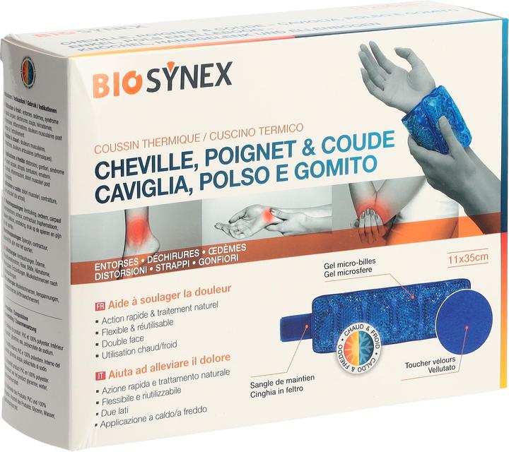 Immagine prodotto Biosynex Kalt Warm Kompresse 11x35cm Knöchel Ellenbogen Handgelenk (1 x, 1105 ml, 338 g)