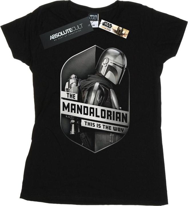 Produktbild Star Wars The Mandalorian This Way Mando Shield TShirt (S)