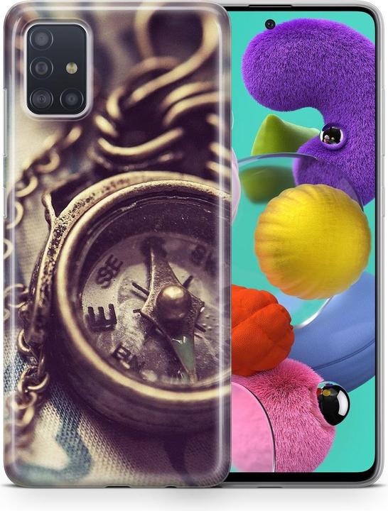 Produktbild König Design Hülle Handy Schutz für Samsung Galaxy A51 Case Cover Tasche Bumper Etuis TPU Neu (Samsung Galaxy A51)