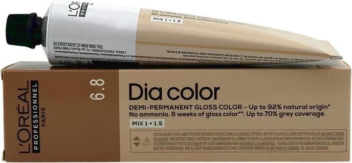 L'Oréal Professionnel Dia Color 6.8 Dunkelblond Mokka - 60ml (6.8 Dunkelblond Mokka)