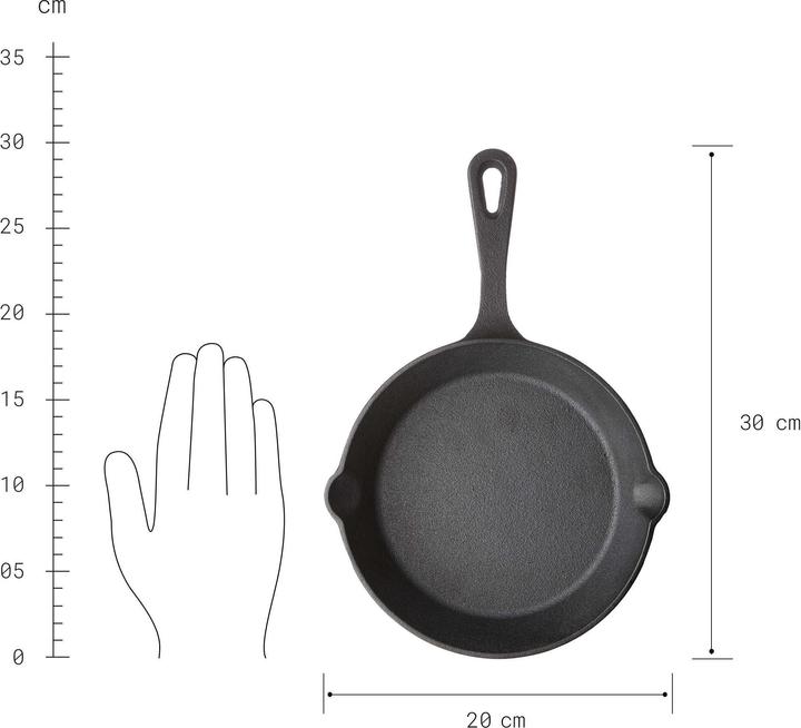 Actual product image home24 Shakshuka (Frying pan, Cast iron)