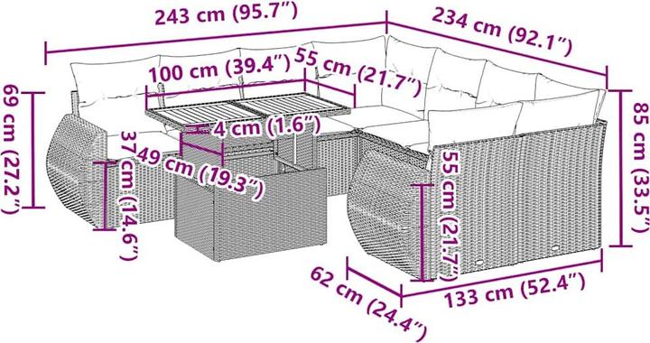 Produktbild VidaXL Wilmont