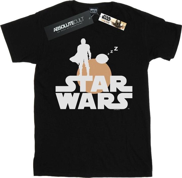 Produktbild Star Wars The Mandalorian Mando And The Child Silhouette TShirt (4XL)