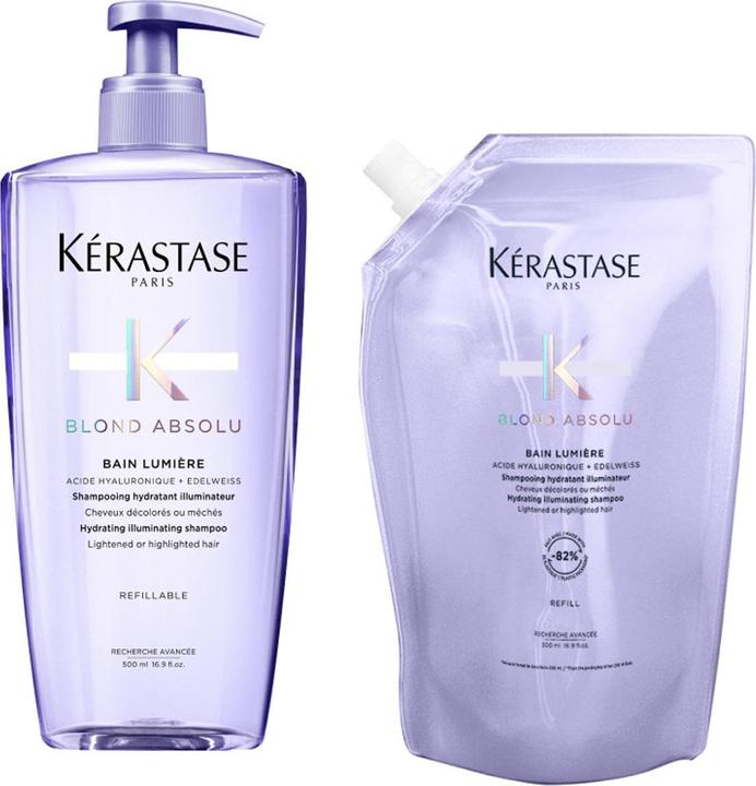 Kérastase Blond Absolu Nachfüllset (1000 ml, Flüssiges Shampoo)