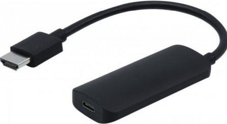 Générique HDMI2.0 AM to ABS Case USB-C +Micro USB F Adapter Cable (USB Typ-C, 15 cm)