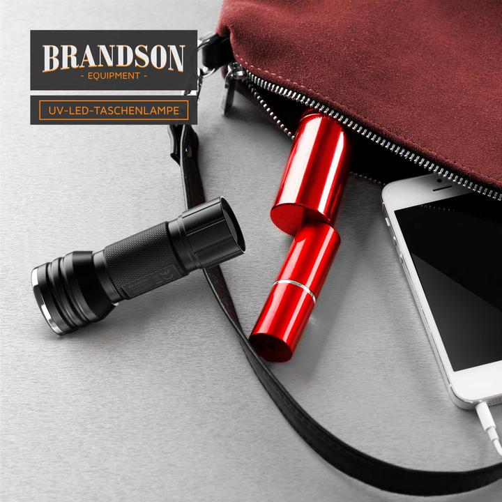 Actual product image Brandson UV LED Flashlight (10 cm)