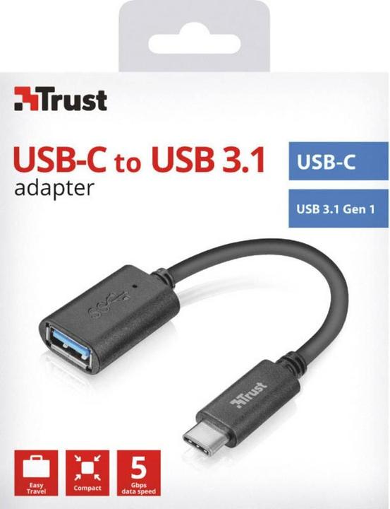 Actual product image Trust USB-C to USB3.0 Converter (0.09 m, USB 3.0)