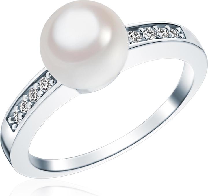 Actual product image Rafaela Donata Ladies Sterling Silver Cubic Zirconia Shell Core Pearl Silver - 3904 (56, 925 Silver)