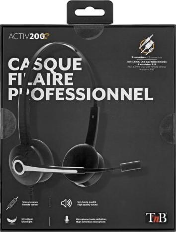 Actual product image T'nB TNB Activ 200S Professional Headset (Cable, USB-A)