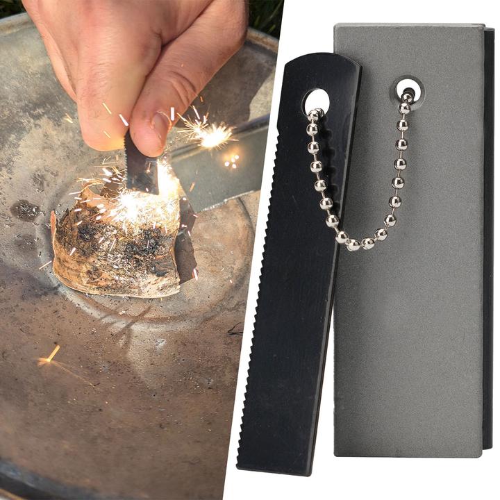 Image du produit Casativo Allume-feu en magnésium avec grattoir et briquet intégré