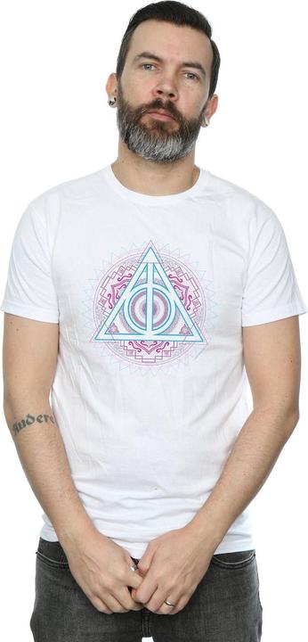 Immagine prodotto Neon Deathly Hallows Maglietta Uomo (XXL)