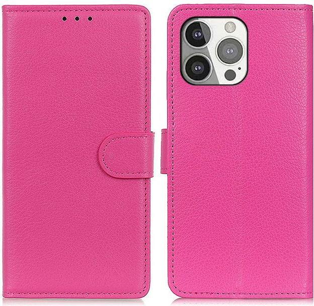 Produktbild MU Classic Litchi Leder Bookcover Series (Apple iPhone 13 Pro)