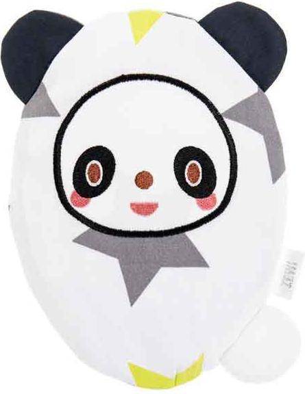 Grapeseed cushion lime Stars Panda