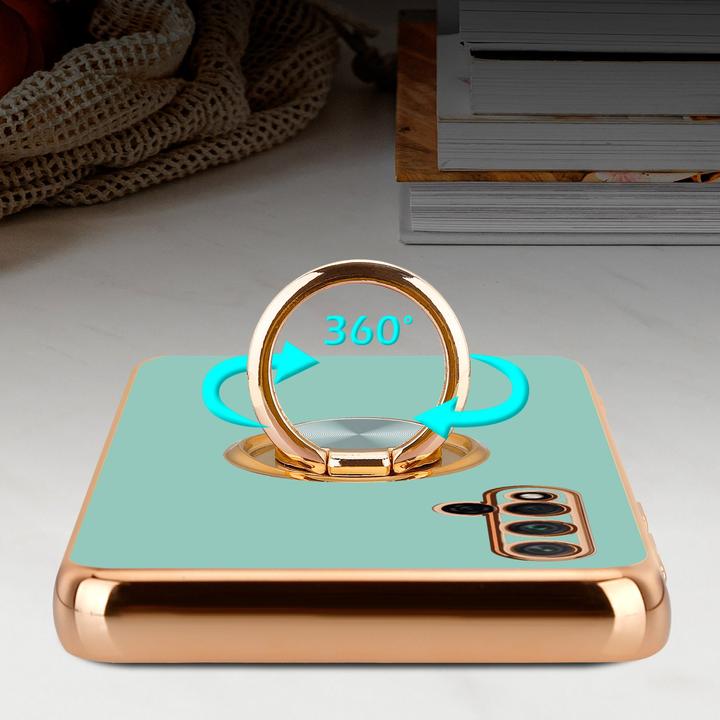 Actual product image Cadorabo Case for Honor 20 / 20S / Huawei NOVA 5T in TPU with camera protection and ring LM089 Style (K20, TCL 20S, Huawei Nova 5T)