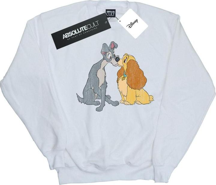 Produktbild Disney Lady And The Tramp Distressed Kiss Sweatshirt (S)
