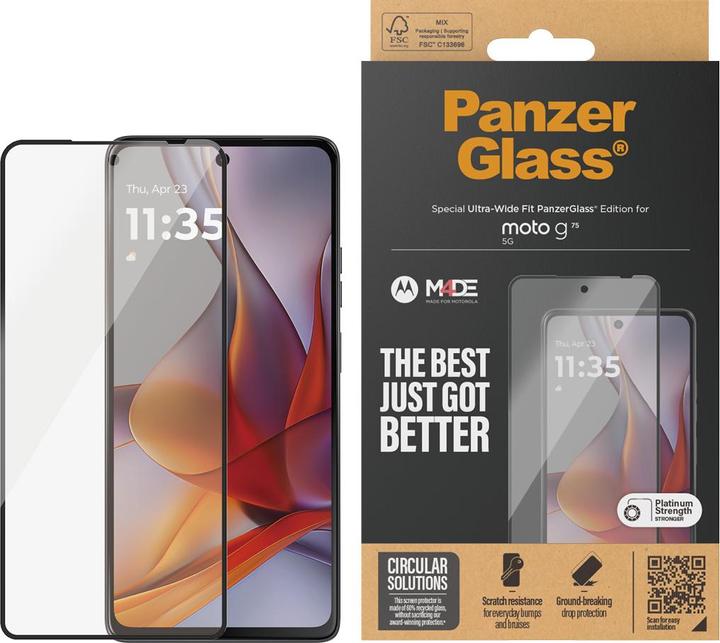 Immagine prodotto PanzerGlass Vestibilità ultra-ampia (1 Pezzo/i, Vivo Y75 5G)