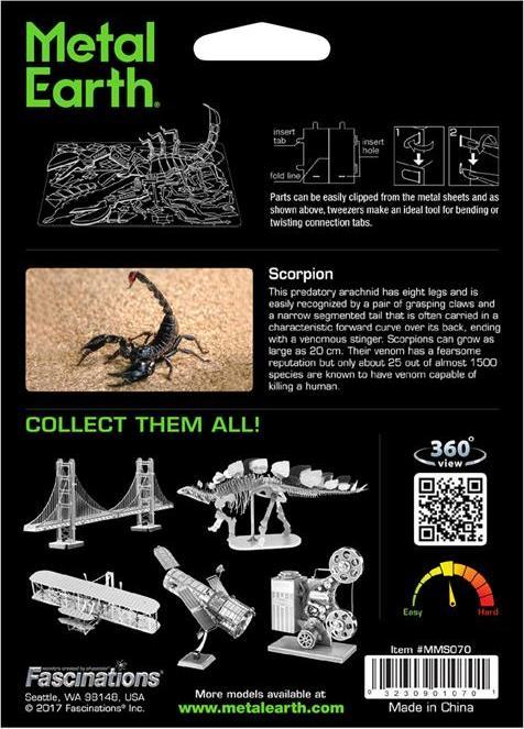 Image du produit Metal Earth Scorpion