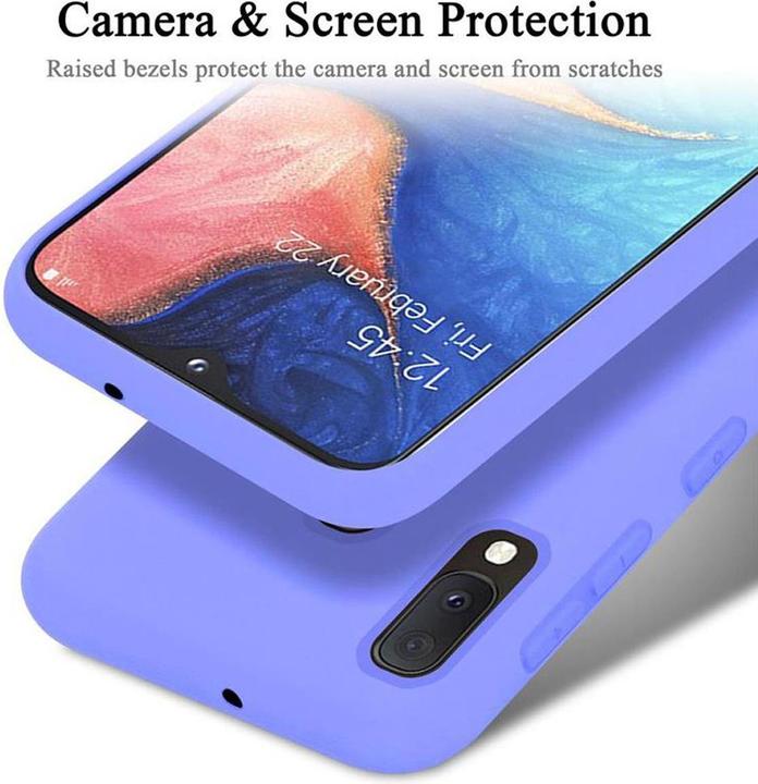 Actual product image Cadorabo TPU Liquid Silicone Case Cover (Samsung Galaxy A20e)