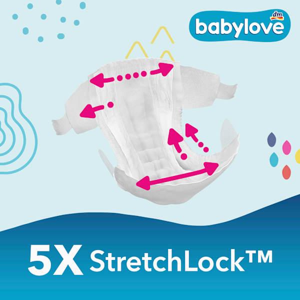 Produktbild dm babylove Premium-Windeln (Gr. 5, Tragepack, 72 Stück)