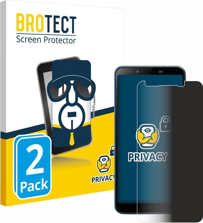 Produktbild BROTECT Sichtschutzfolie Anti-Spy Privacy Folie Blaulicht-Schutz (2 Stück, Emporia Smart 2)