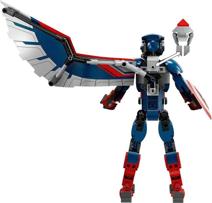 Immagine prodotto LEGO Nuova figura da costruzione di Capitan America (76296, LEGO Marvel)