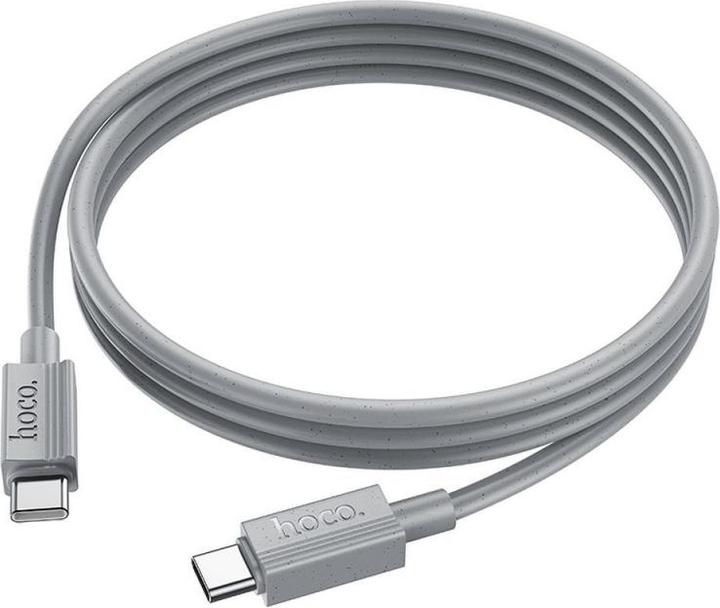 Hoco USB-C to USB-C X107, 60W, 3A, 1m, Grey (1 m)