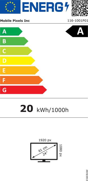 Energie-Label Mobile Pixels Geminos (1920 x 1080 Pixel, 24")
