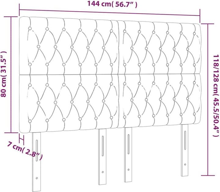 Produktbild VidaXL Lea (144 x 7 x 128 cm)