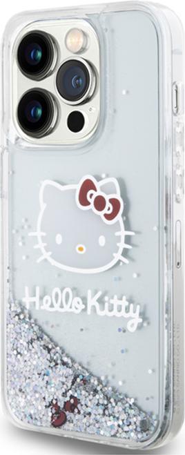 Immagine prodotto Hello Kitty HKHCP14XLIKHET Custodia rigida iPhone 14 Pro Max 6.7" srebrny/argento Liquid Glitter Charms Kitt (Apple iPhone 14 Pro Max)