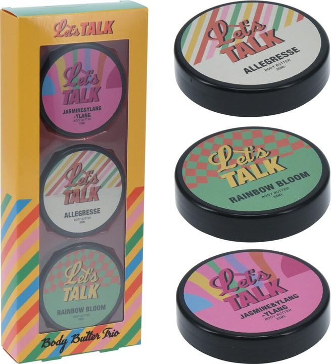 Actual product image Let's Talk Body care Body butter set 3 pcs. (Body care set)