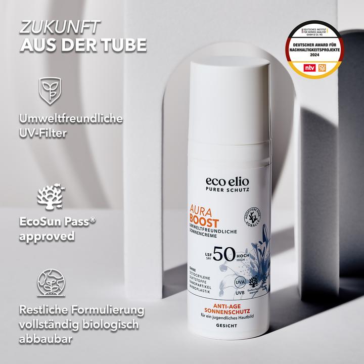 Immagine prodotto Eco Elio Aura Boost (Crema solare, SPF 50, 50 ml, 94 g)