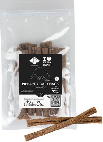 Immagine prodotto D&D Bastoncini I Love Happy Cat Snack-Duck, circa 70g - 11cm (70 g)
