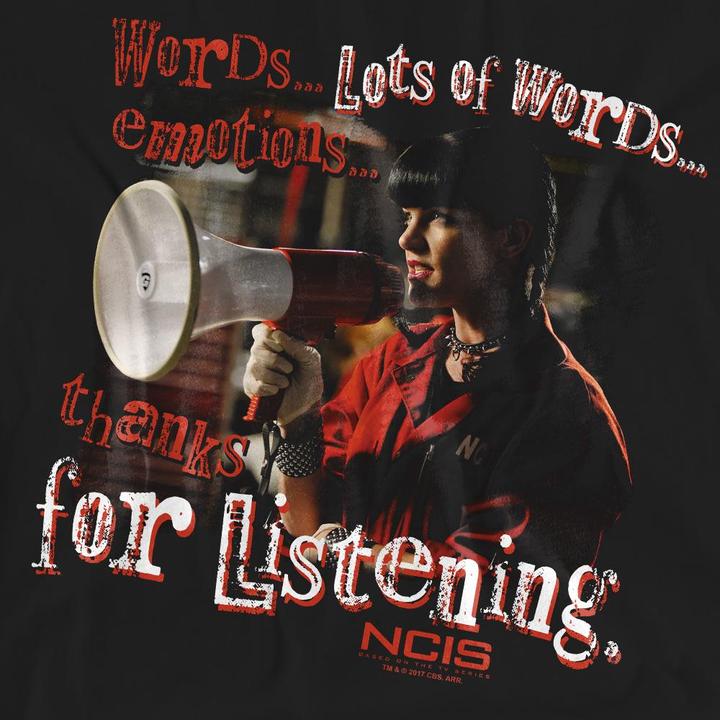 Image du produit Ncis - T-shirt THANKS FOR LISTENING - Adulte (S)