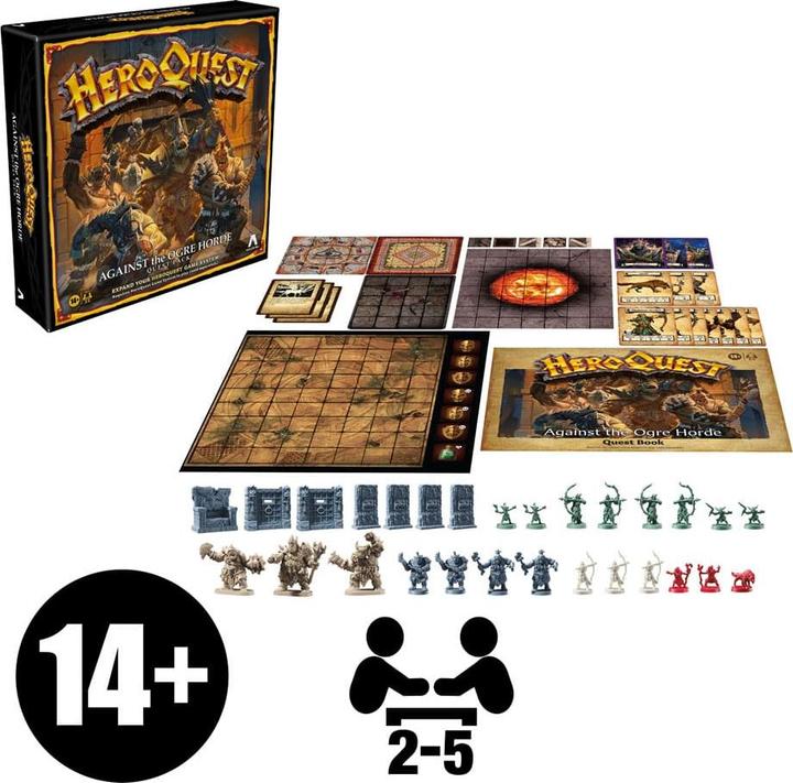 Produktbild Hasbro HeroQuest Brettspiel-Erweiterung Against the Orge Horde Abenteuerpack *Englische Version* (Englisch)