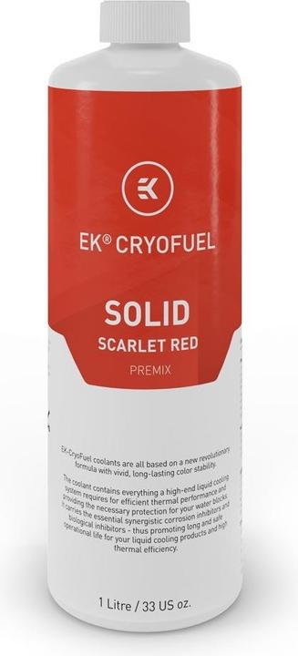 EKWB EK-CryoFuel Solid Premix - Scarlet Red (1000 ml, Fertiggemisch)