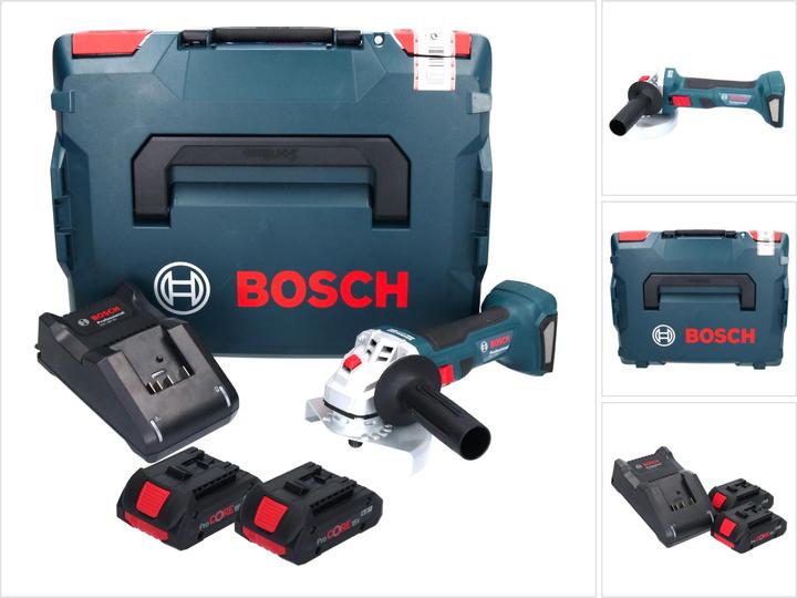 Image du produit Bosch Professional Bosch GWS 18V-7 Professional Meuleuse angulaire sans fil 18 V 125 mm 22,23 mm Brushless + 2x (125 mm)
