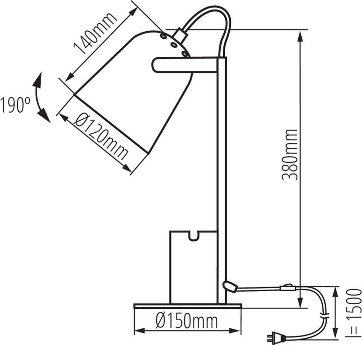 Actual product image Kanlux Raibo (E27)