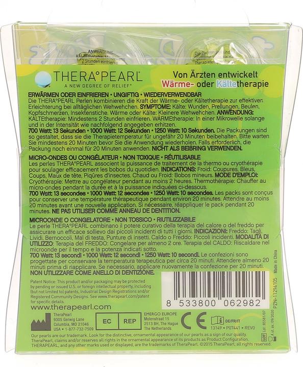 Nutritional values and ingredients Thera Pearl Panda (1 x, 72 g)