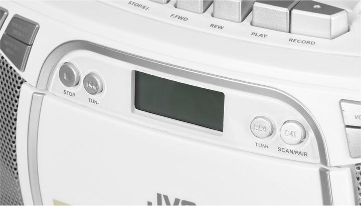 Actual product image JVC RC-E451W CD player Portable CD player White (VHF, Bluetooth)